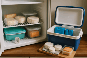 Conservation du fromage en été