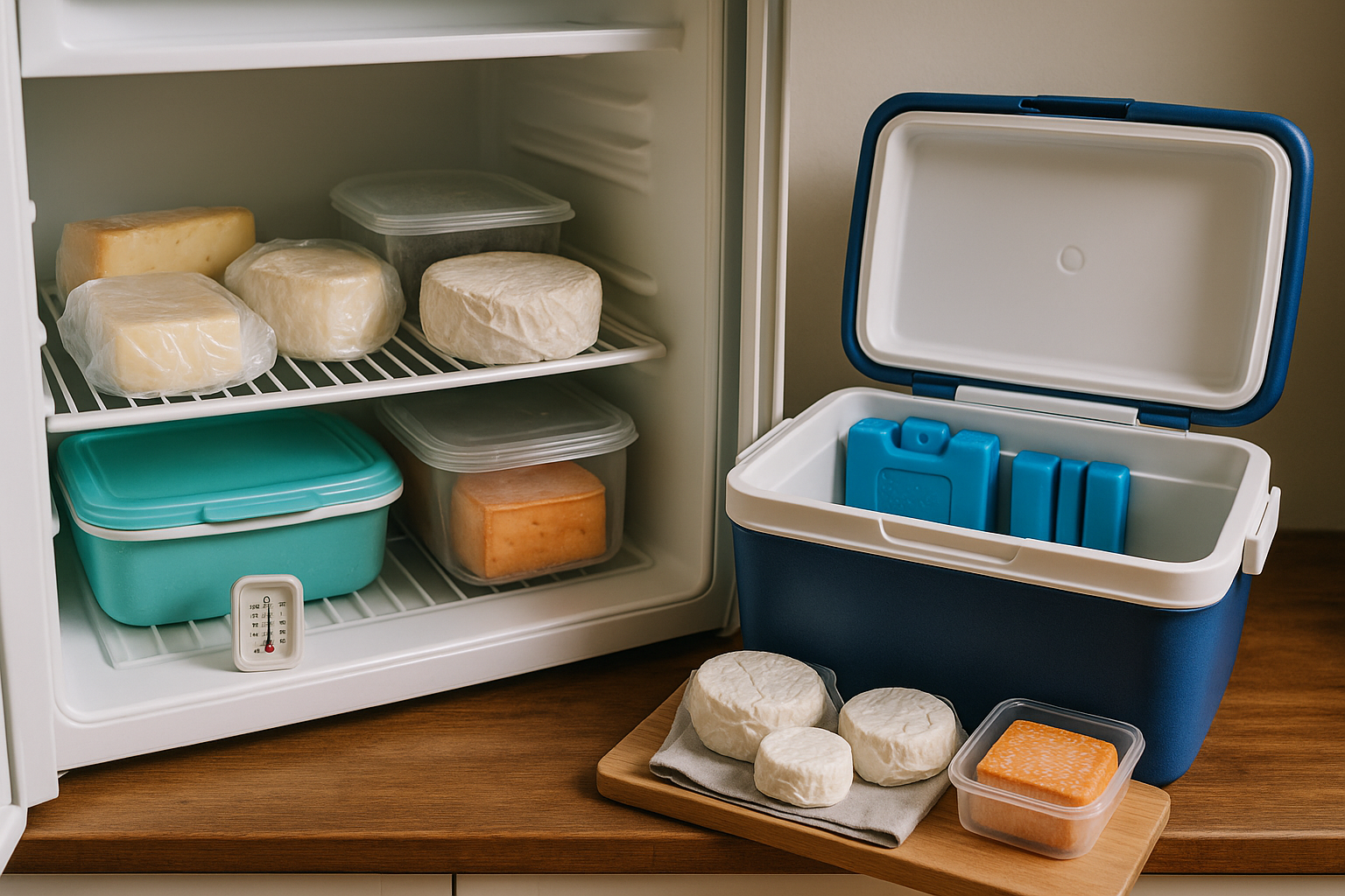Conservation du fromage en été