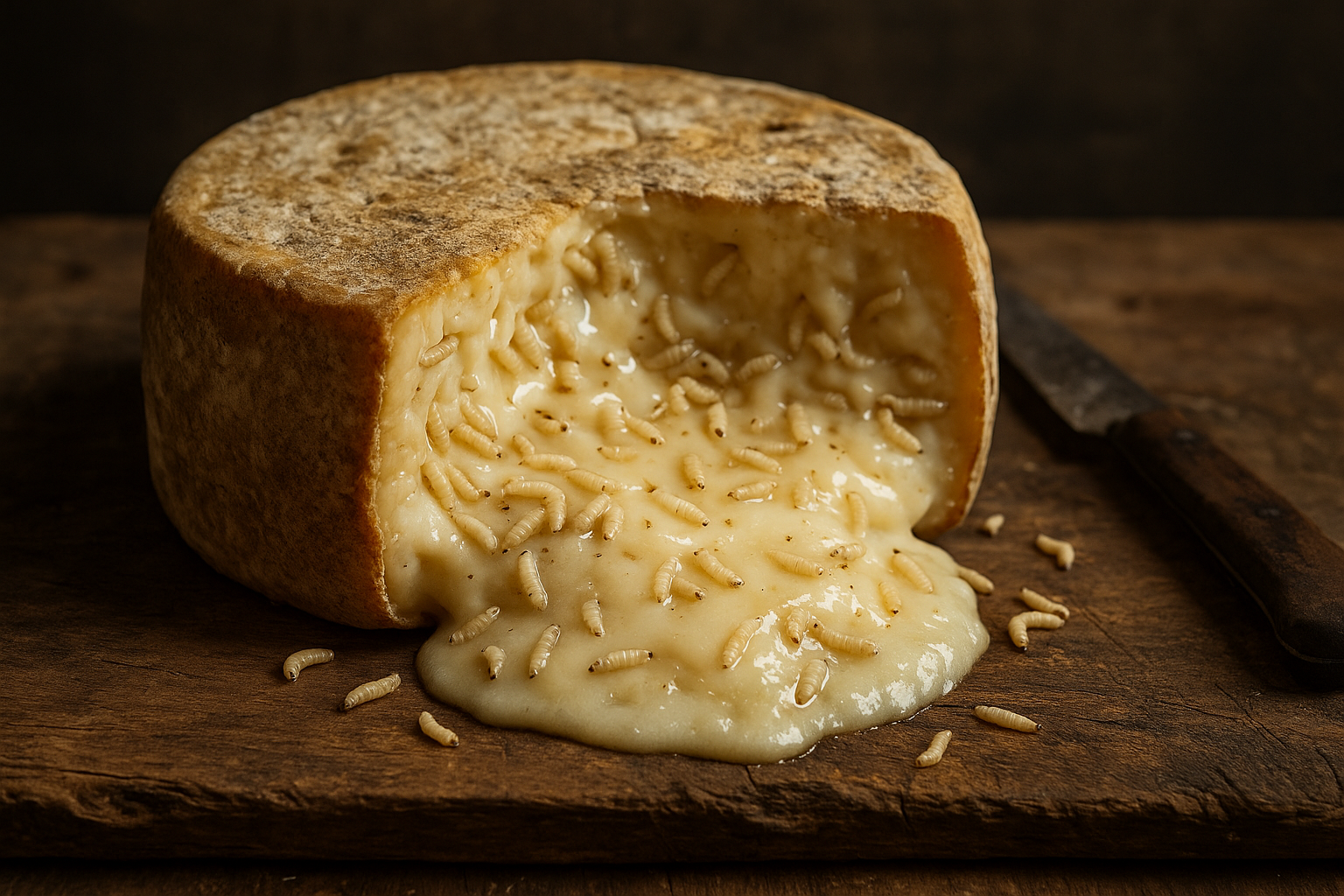 Casu marzu : le fromage italien aux asticots