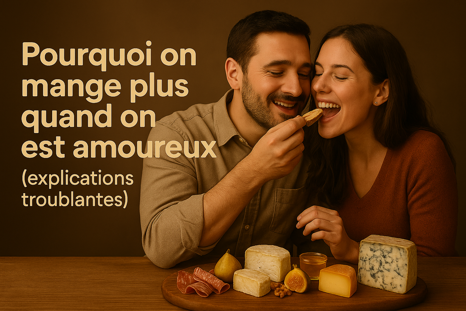 pourquoi on mange plus quand on est amoureux