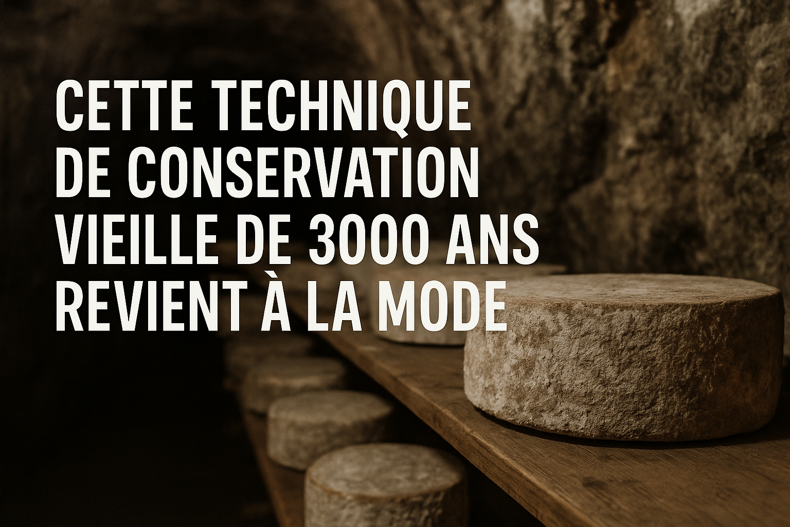 technique de conservation des aliments