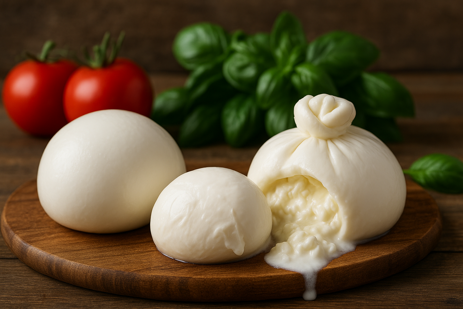 différence mozzarella ou burrata
