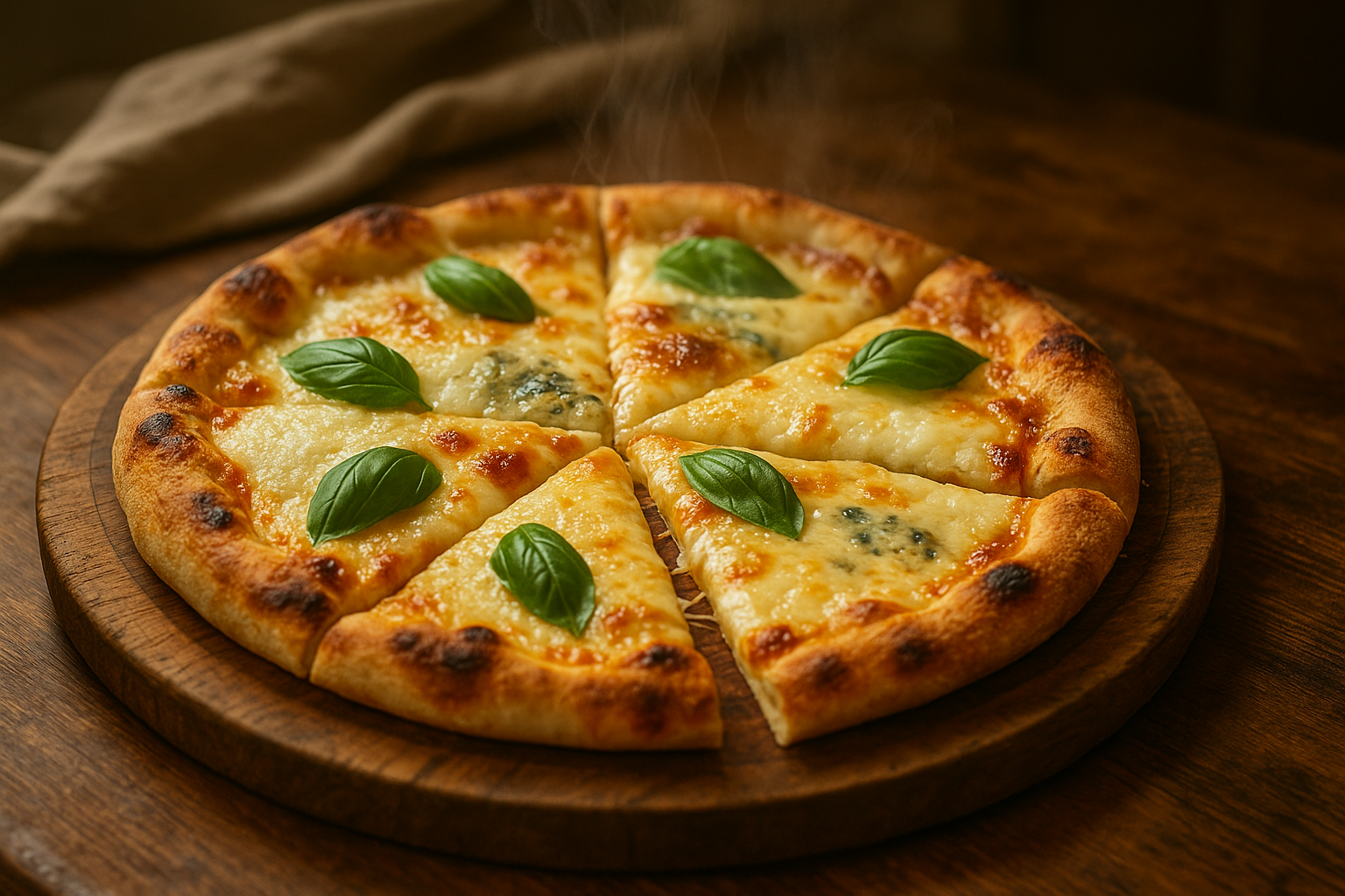 recette de pizza 4 fromages
