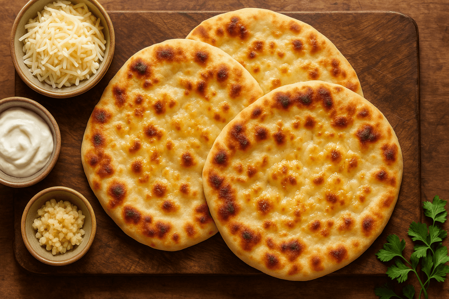recette de cheese naan