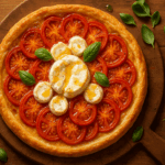 recette tarte tomate chèvre miel