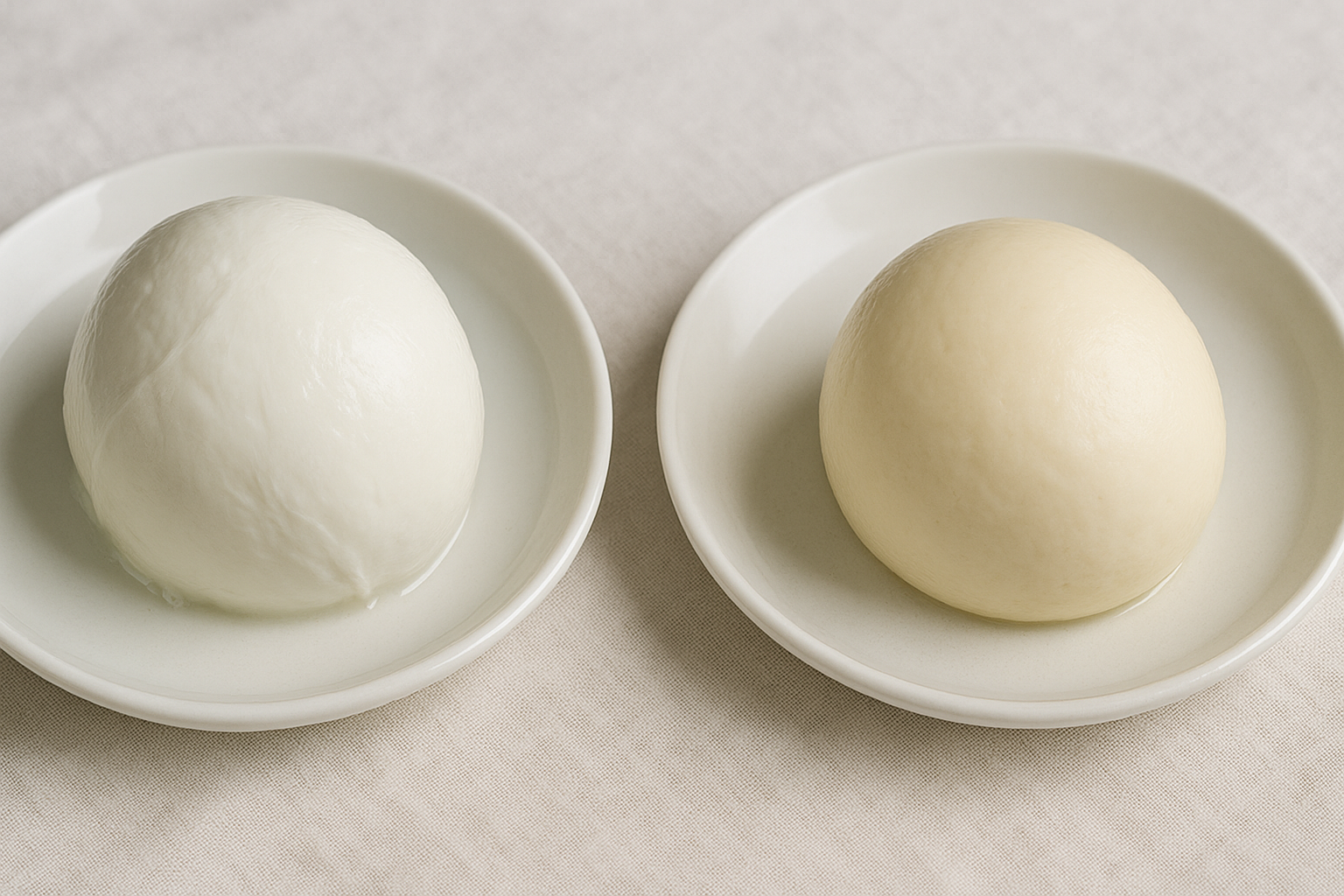 La mozzarella vegan : alternatives végétales et techniques de fabrication