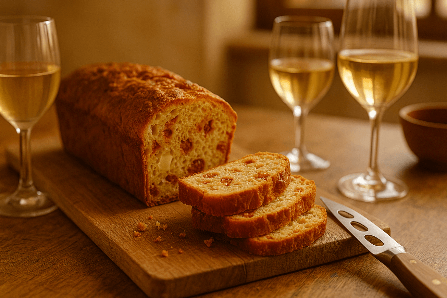 recette cake chorizo comté