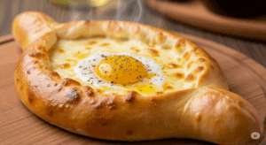 recette Khachapuri Adjaruli