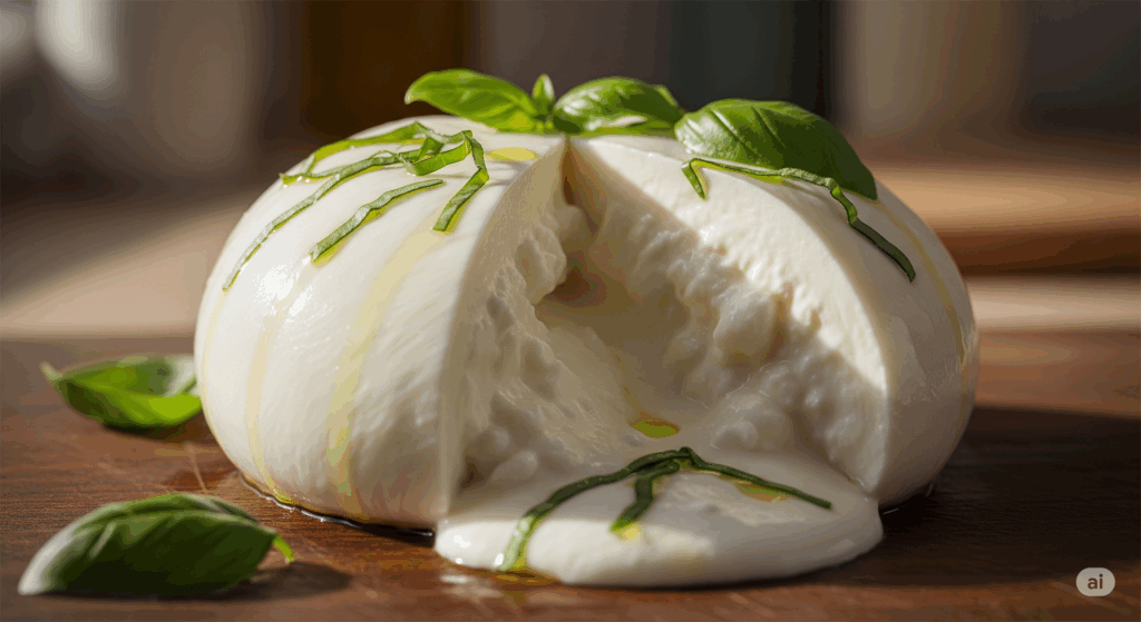 fabrication burrata