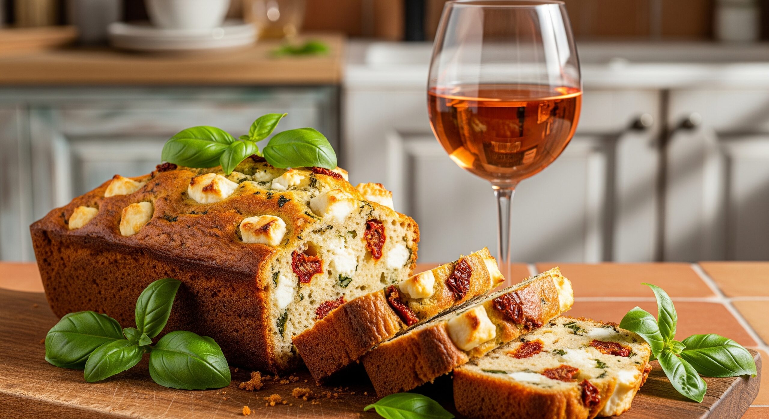 Cake chèvre tomates séchées