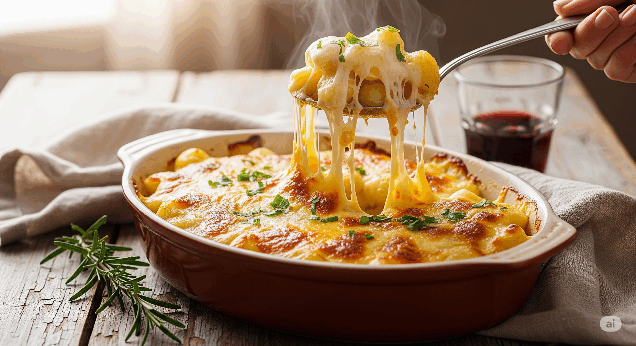 Gnocchis au fromage fondant