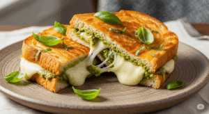Croque-Monsieur au Pesto et Mozzarella