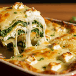 Lasagnes épinards chèvre