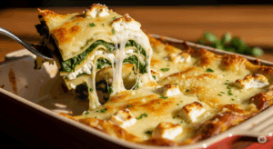 Lasagnes épinards chèvre