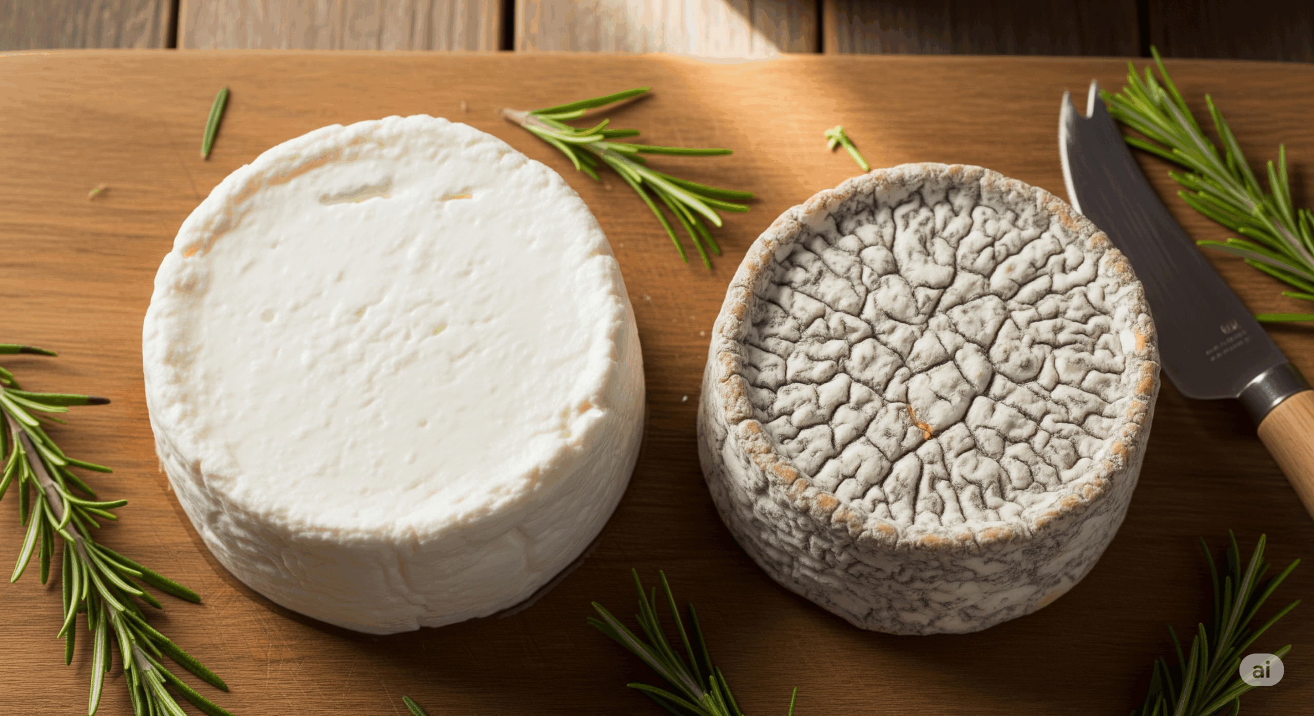 fromage de chevre frais vs fromage affiné