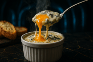 Oeuf cocotte au roquefort