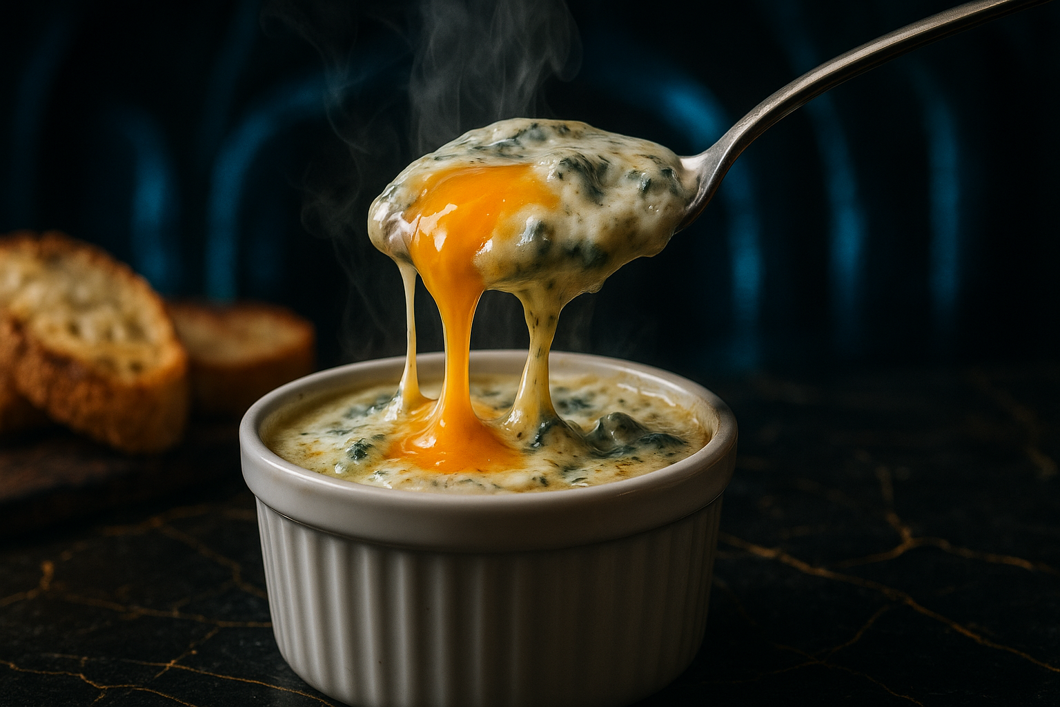 Oeuf cocotte au roquefort, la recette crémeuse et réconfortante qui fait fondre de plaisir