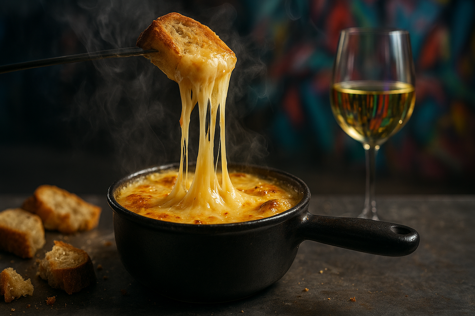 Berthoud savoyard : le gratin de fromage fondu au vin blanc qui réchauffe l’hiver