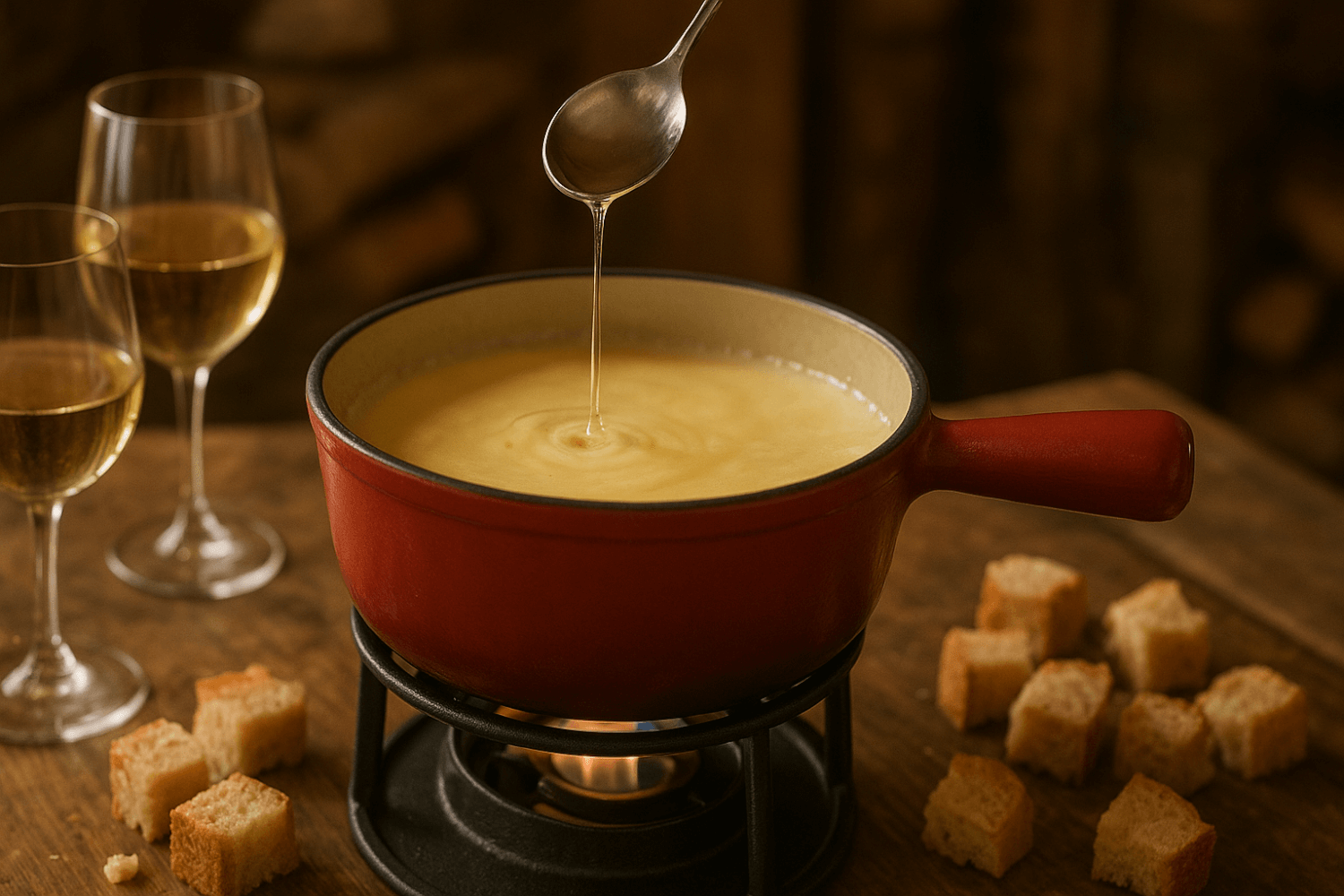 La fondue au kirsch : Tradition secrète des maîtres fromagers