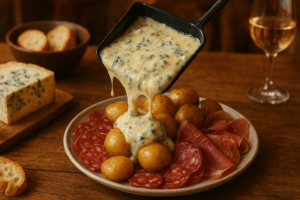 raclette au bleu