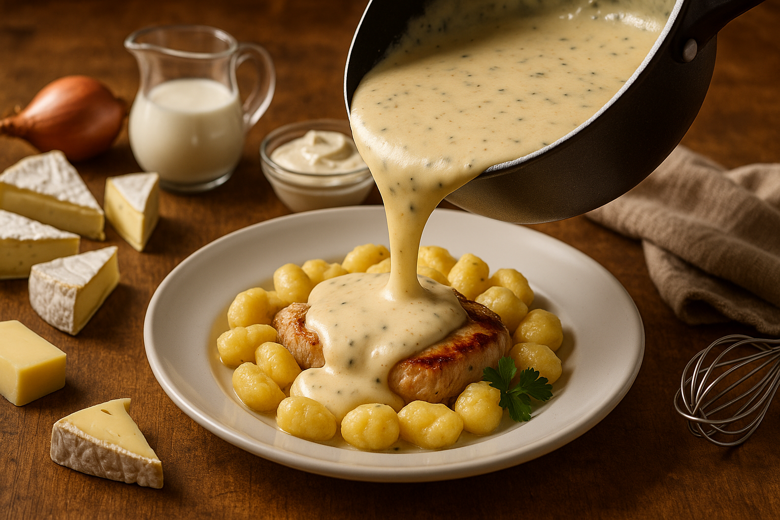 Sauce au camembert