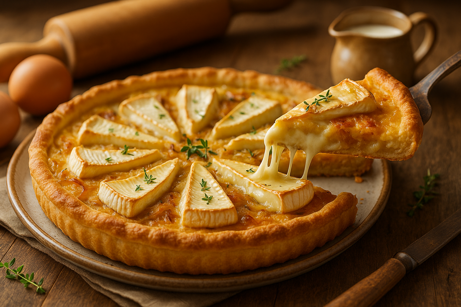 Tarte au camembert
