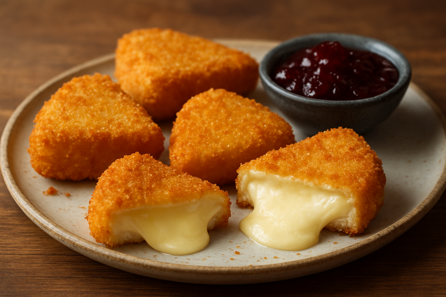Camembert pané croustillant