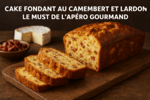 Cake Fondant au Camembert et Lardons : Le Must de l'Apéro Gourmand
