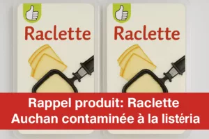 raclette auchan listeria