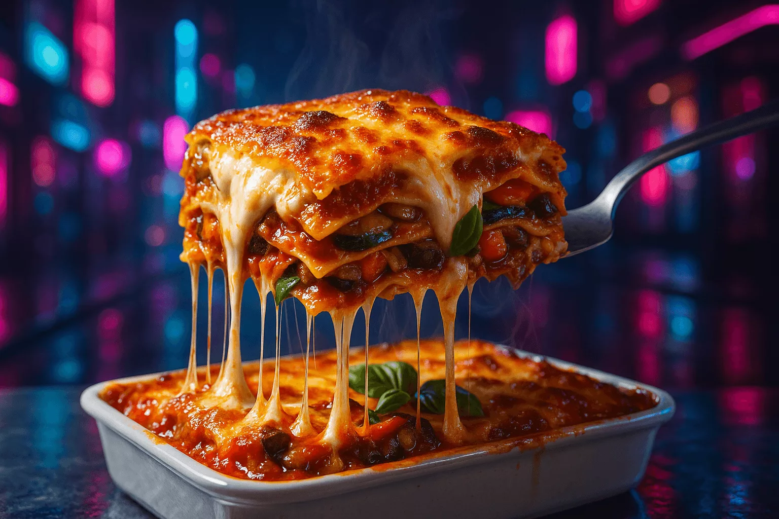 Lasagnes au chèvre et aux légumes
