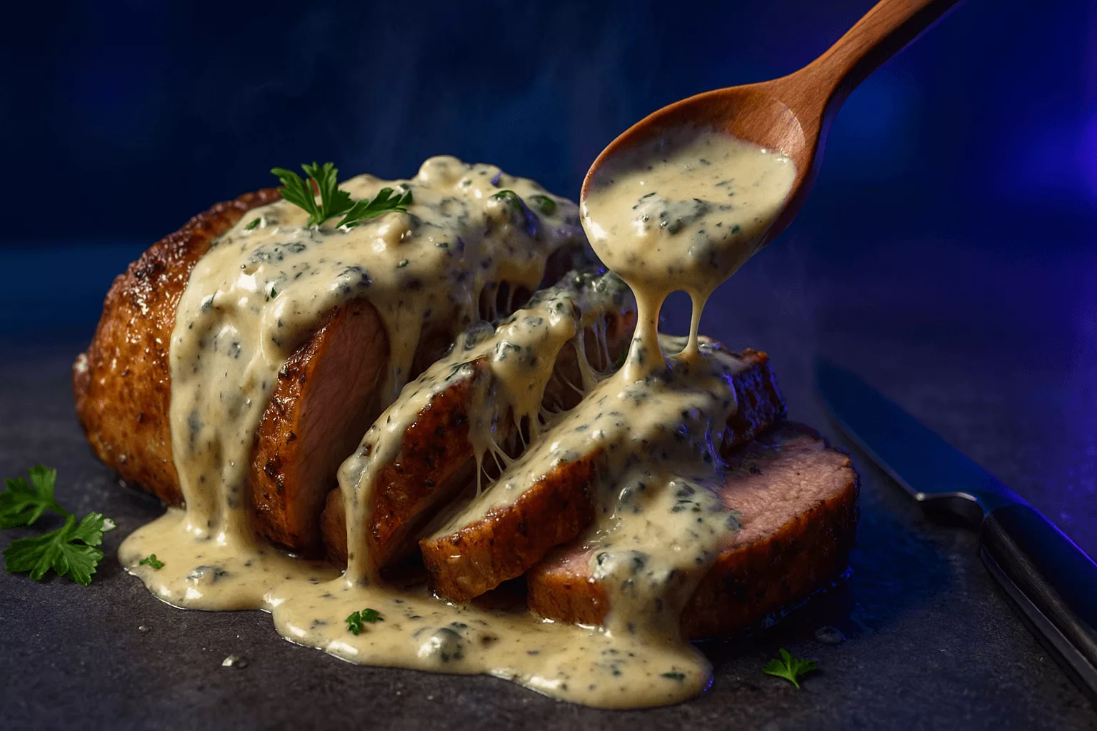 filet mignon au roquefort