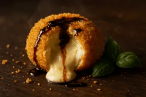 burrata panée
