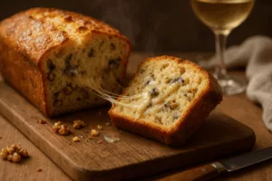 cake au roquefort et aux noix
