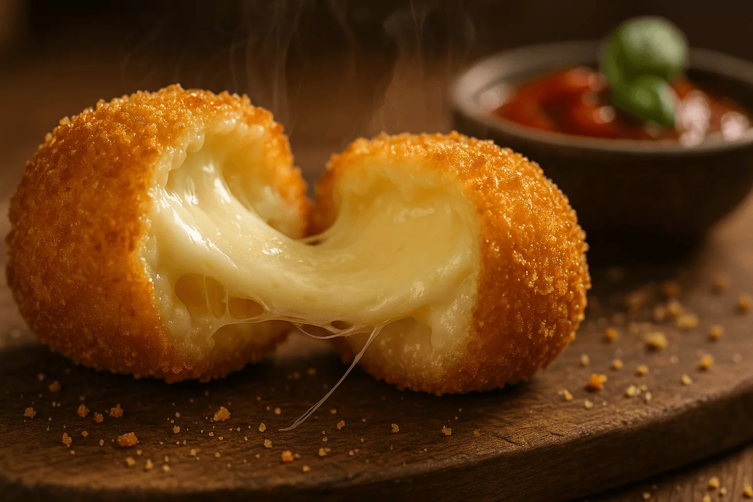 mozzarella panée