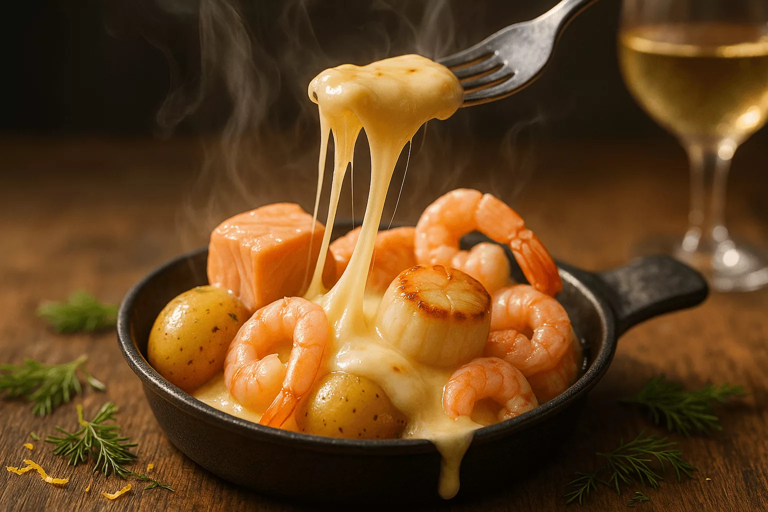 raclette de la mer