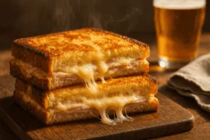 croque monsieur au maroille