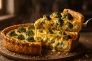 tarte brocoli roquefort