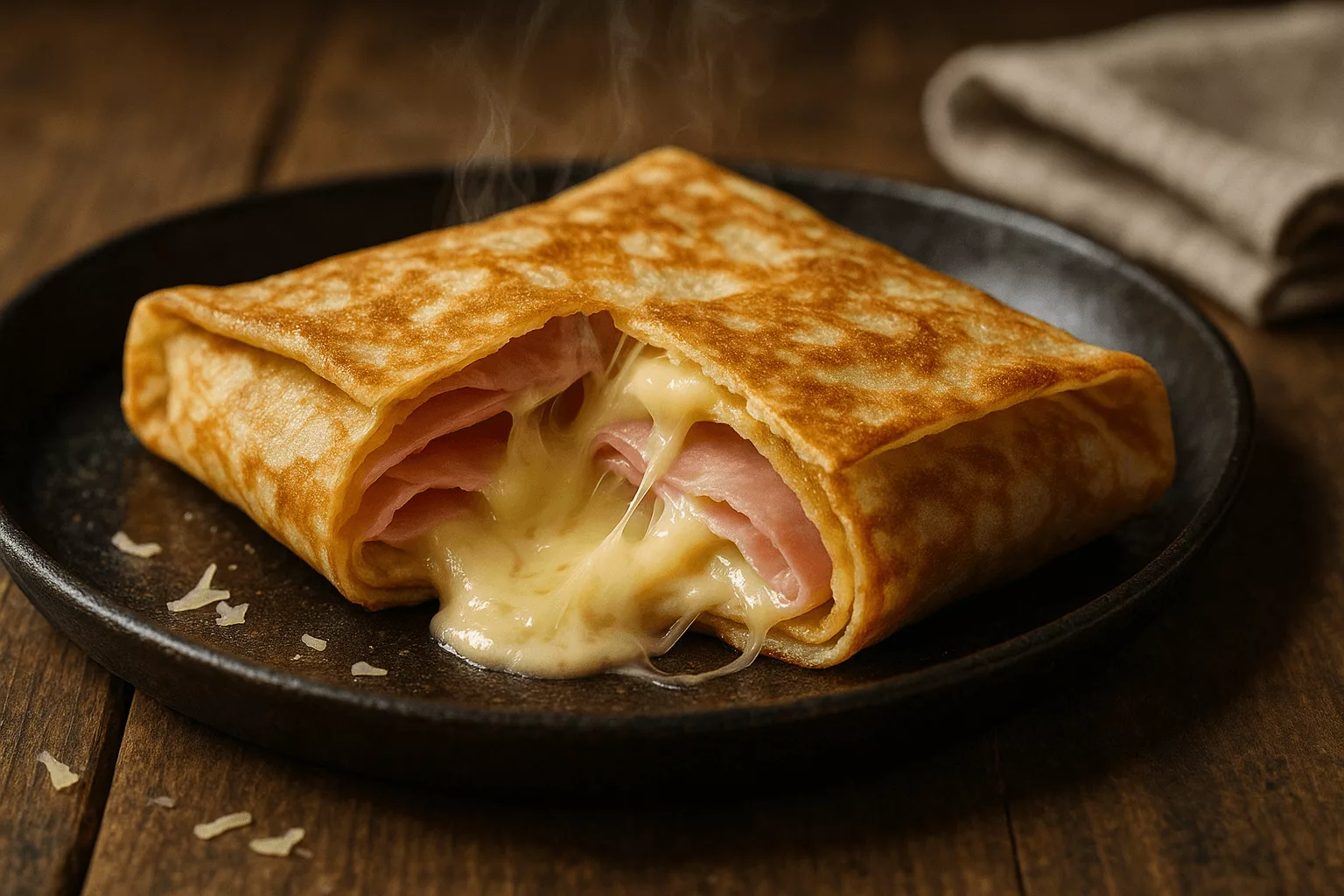 Tout un fromage : le blog spécialisé sur le fromage 16 Crêpe jambon fromage : la recette réconfortante qui fait fondre tout le monde