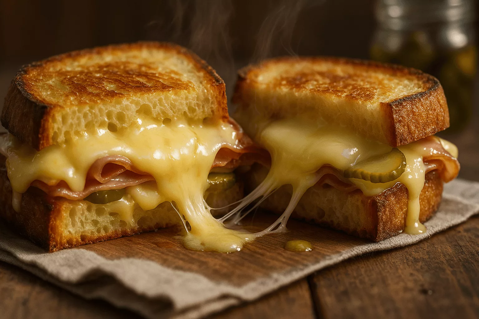 Tout un fromage : le blog spécialisé sur le fromage 13 Raclette sandwich : le croque montagnard fondant qui réchauffe tout l’hiver