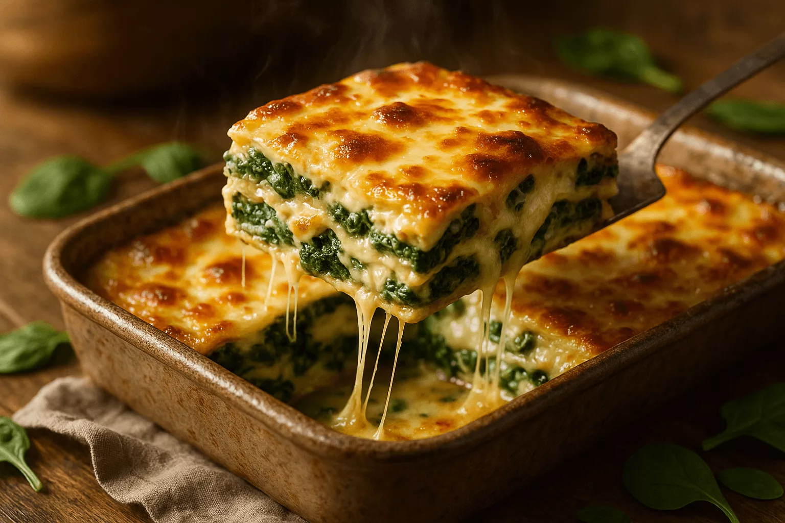 lasagnes épinards chèvre
