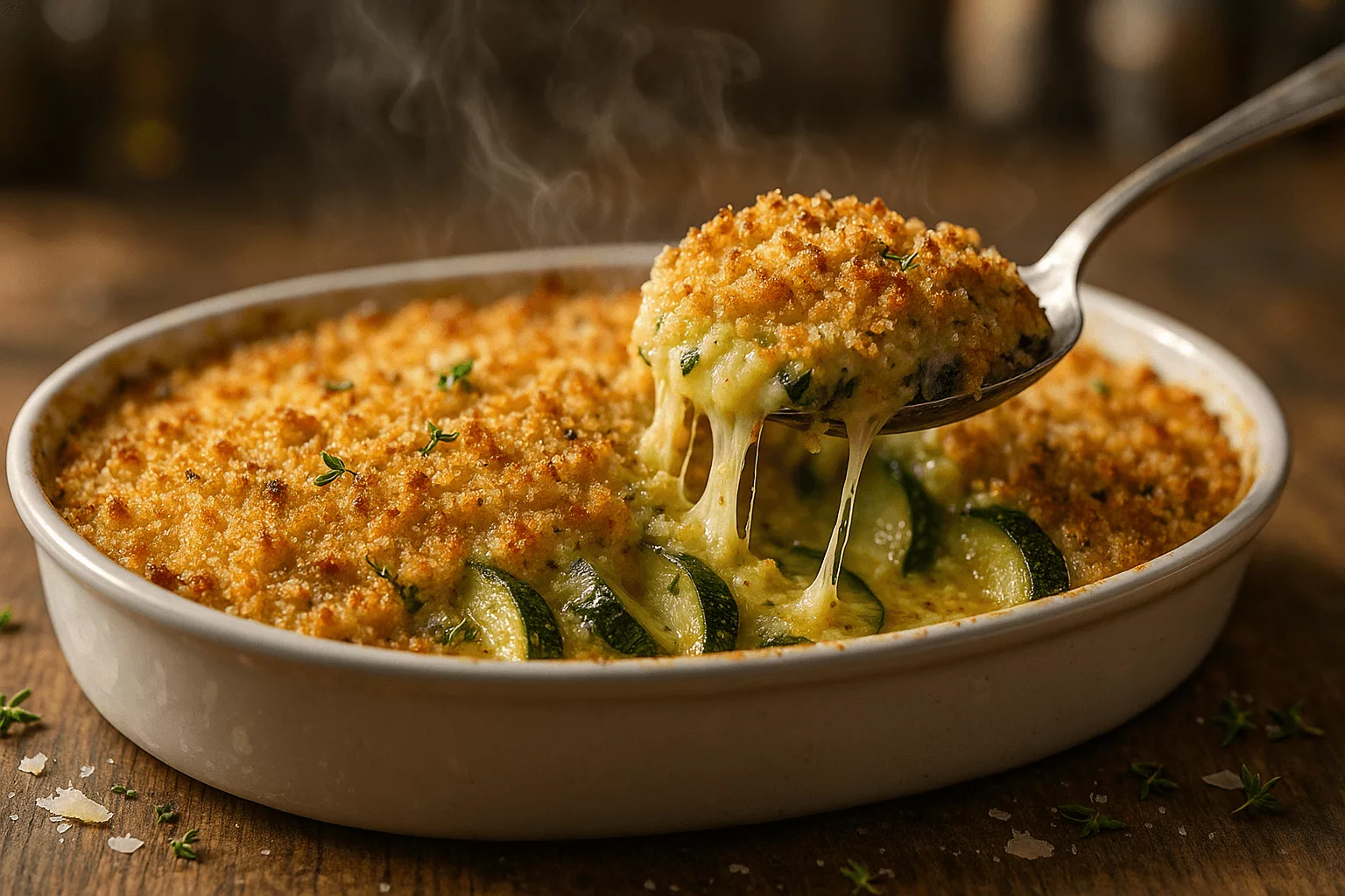 Crumble de courgettes au parmesan : le gratin croustillant et fondant qui va faire fondre toute la table