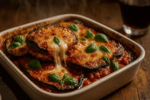 gratin d'aubergine à la sicilienne