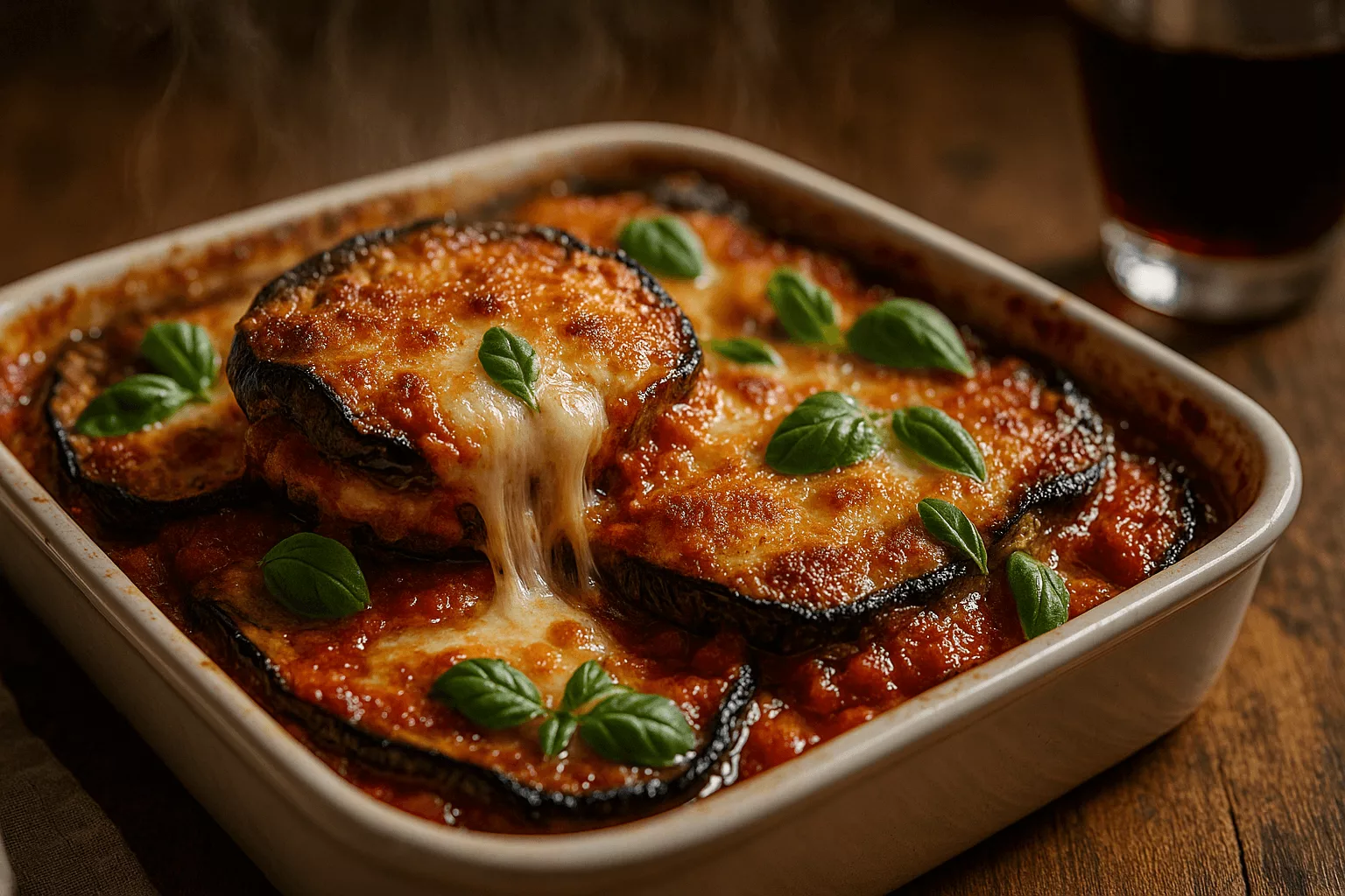 gratin d'aubergine à la sicilienne