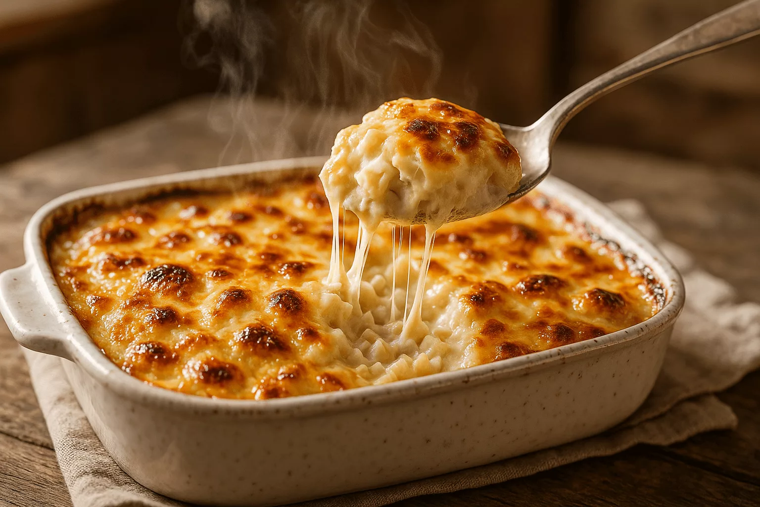 gratin de crozets au chèvre