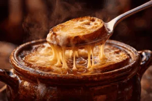 La soupe à l’oignon traditionnelle qui réchauffe le cœur en un seul bol 2 soupe à l'oignon traditionnelle