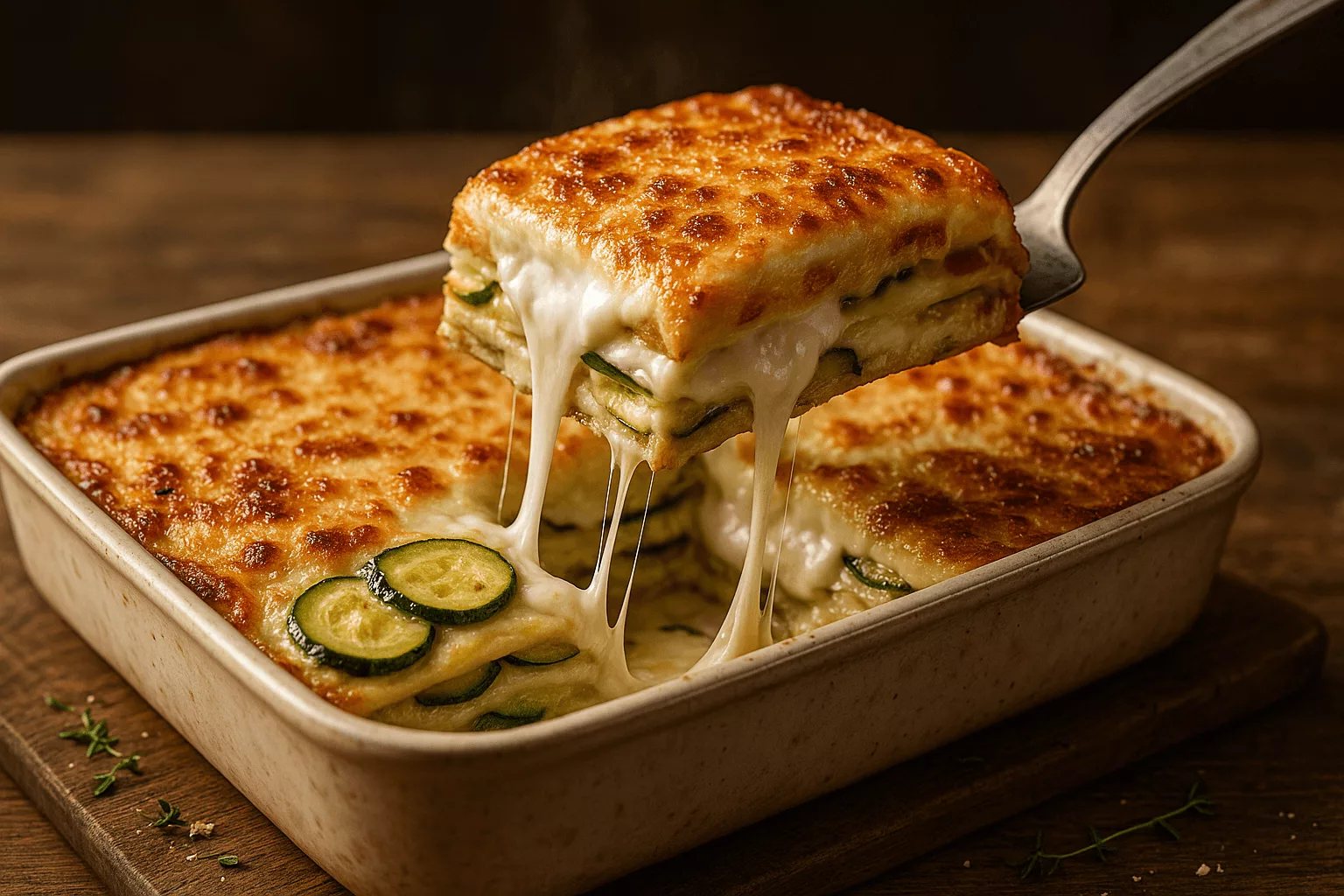 lasagnes aux courgettes et chèvre