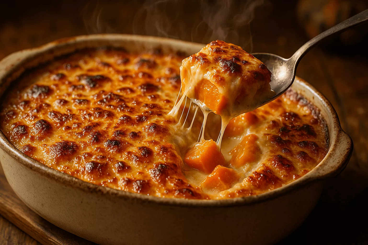 gratin de potimarron au fromage