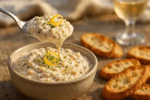 Les rillettes de poisson au fromage frais qui transforment un apéro banal en moment inoubliable 3 rilettes de poisson au fromage frais