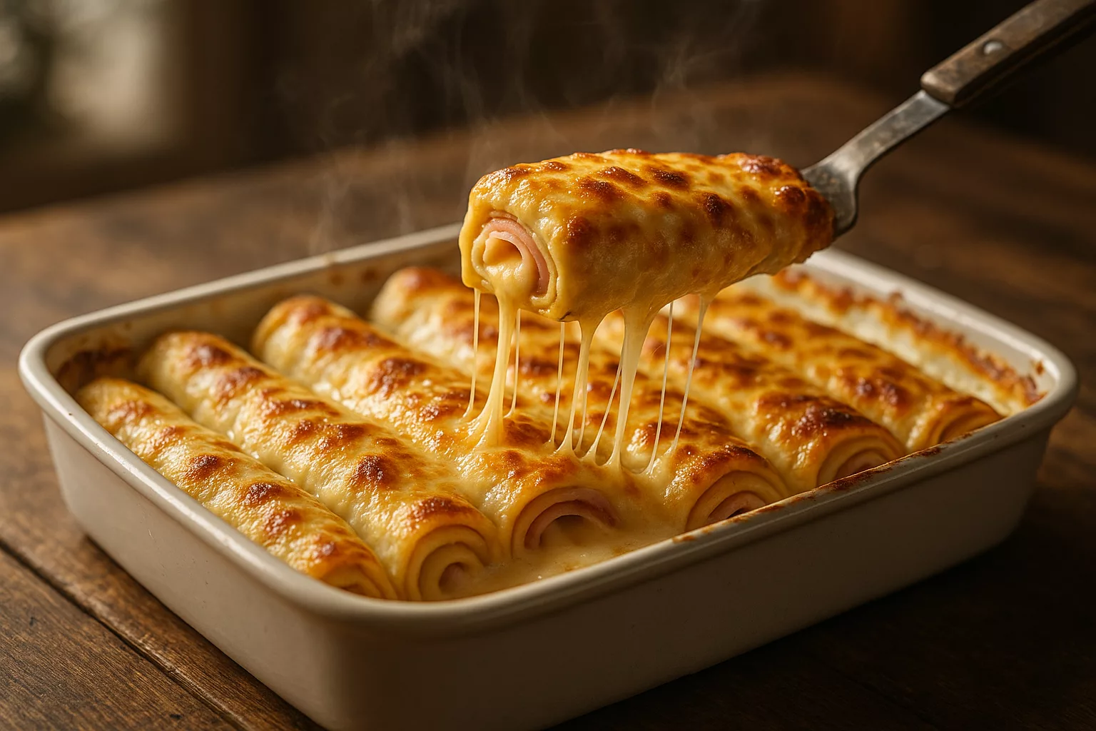 Les crêpes jambon-béchamel au comté ultra gratinées qui font fondre toute la table