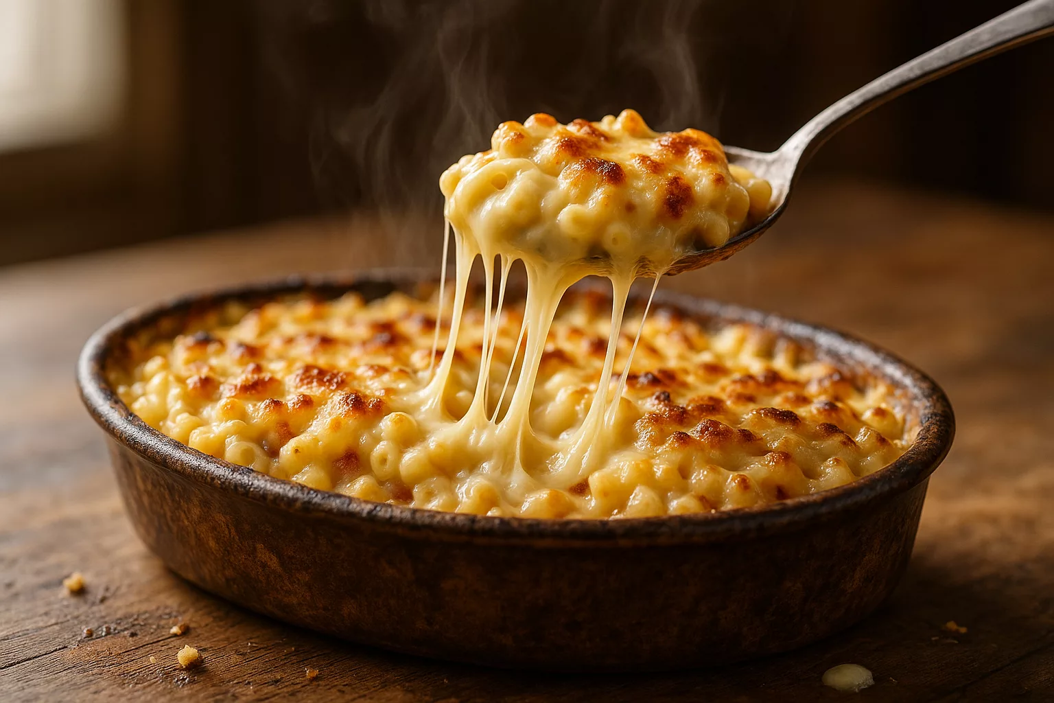 gratin de coquillettes à la raclette